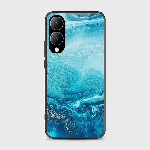 Vivo Y17s Cover- Mystic Marble Series - HQ Ultra Shine Premium Infinity Glass Soft Silicon Borders Case