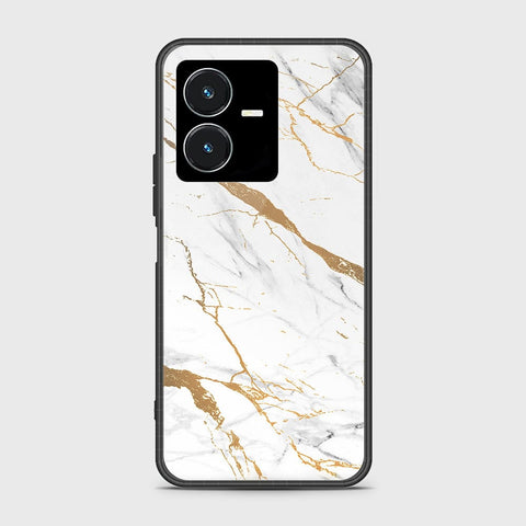 Vivo Y22 Cover- Mystic Marble Series - HQ Ultra Shine Premium Infinity Glass Soft Silicon Borders Case