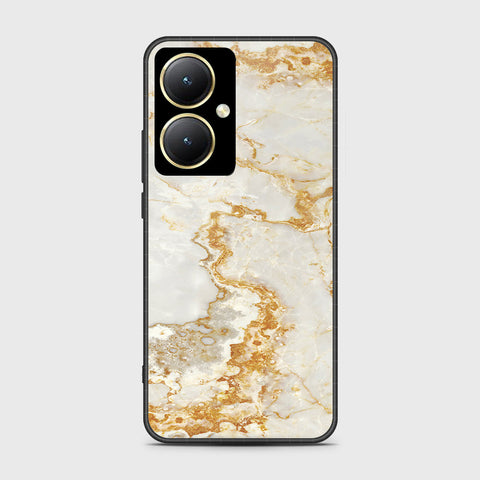 Vivo Y35 Plus Cover- Mystic Marble Series - HQ Ultra Shine Premium Infinity Glass Soft Silicon Borders Case