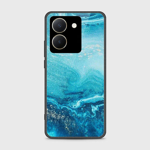 Vivo Y36 4G Cover- Mystic Marble Series - HQ Ultra Shine Premium Infinity Glass Soft Silicon Borders Case