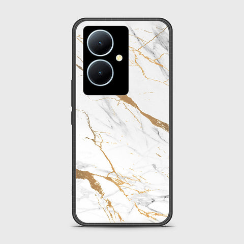 Vivo Y78 Plus 5G Cover - Mystic Marble Series - HQ Ultra Shine Premium Infinity Glass Soft Silicon Borders Case