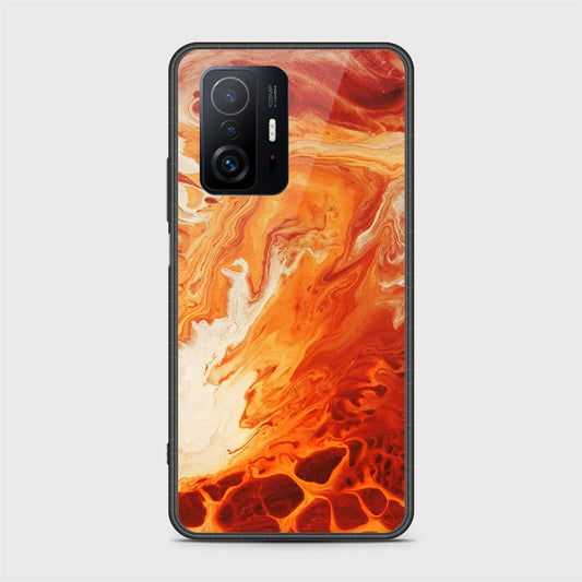 Xiaomi 11T Pro Cover- Mystic Marble Series - HQ Ultra Shine Premium Infinity Glass Soft Silicon Borders Case