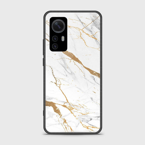 Xiaomi 12X Cover- Mystic Marble Series - HQ Ultra Shine Premium Infinity Glass Soft Silicon Borders Case