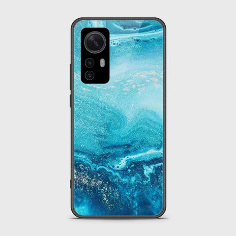 Xiaomi 12 Pro Cover- Mystic Marble Series - HQ Ultra Shine Premium Infinity Glass Soft Silicon Borders Case