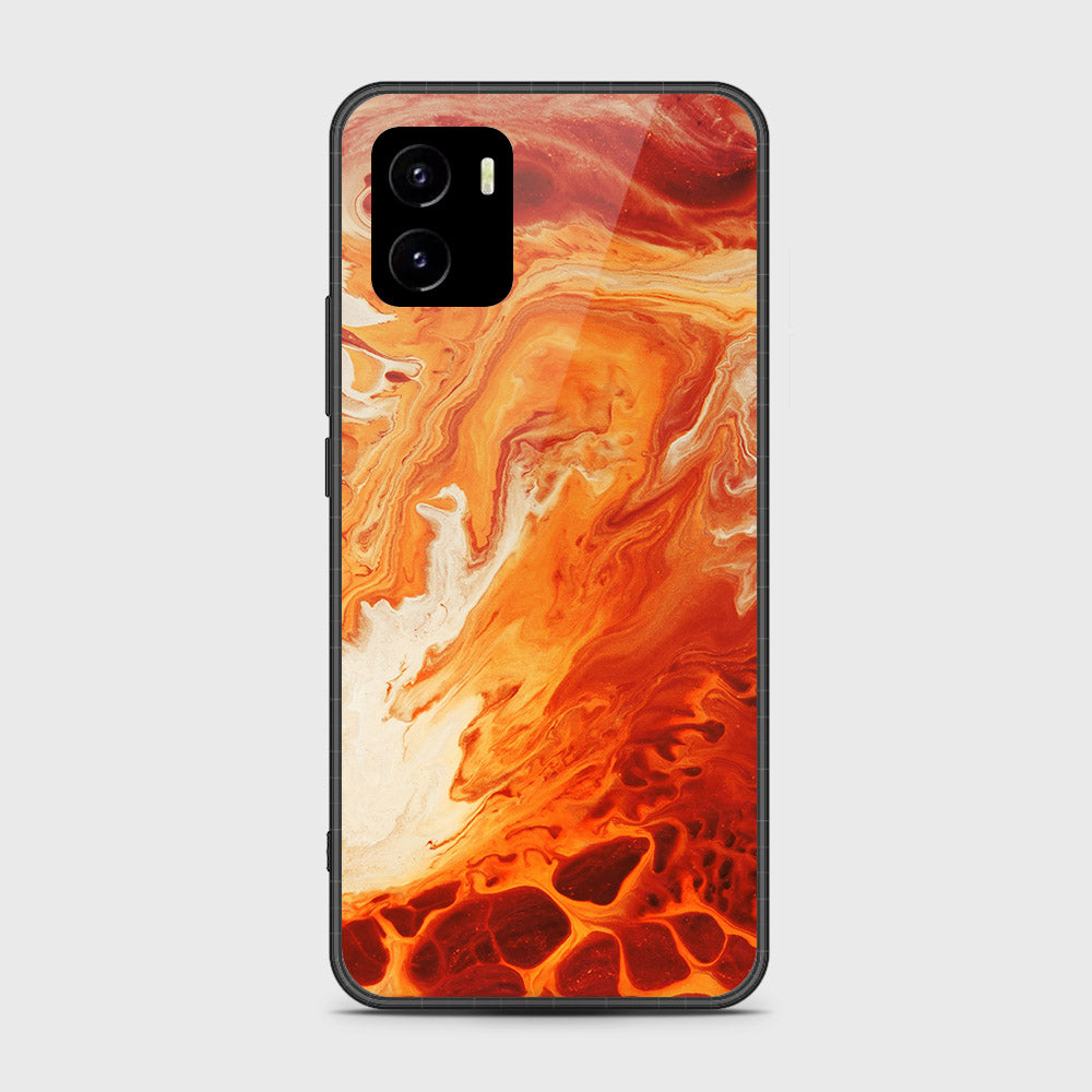 Vivo Y10 Cover- Mystic Marble Series - HQ Ultra Shine Premium Infinity Glass Soft Silicon Borders Case