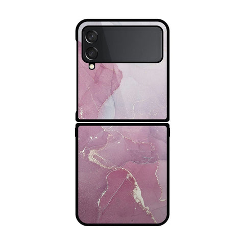 Samsung Galaxy Z Flip 4 5G Cover- Mystic Marble Series - HQ Premium Shine Durable Shatterproof Case - Soft Silicon Borders