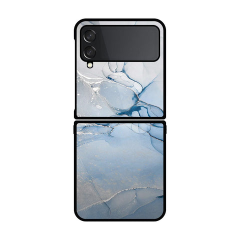 Samsung Galaxy Z Flip 4 5G Cover- Mystic Marble Series - HQ Premium Shine Durable Shatterproof Case - Soft Silicon Borders