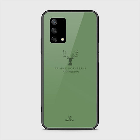 Oppo Reno 6 Lite Cover - Nice Series - HQ Ultra Shine Premium Infinity Glass Soft Silicon Borders Case