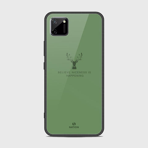 Realme C11 Cover - Nice Series - HQ Ultra Shine Premium Infinity Glass Soft Silicon Borders Case