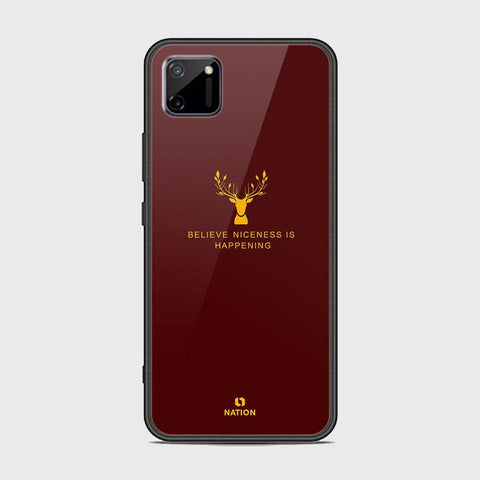 Realme C11 Cover - Nice Series - HQ Ultra Shine Premium Infinity Glass Soft Silicon Borders Case