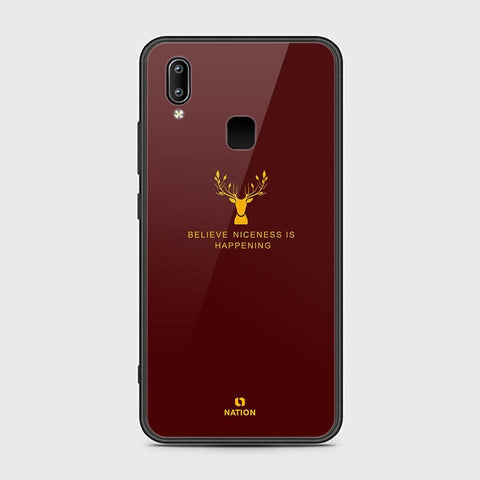 Vivo Y95 Cover - Nice Series - HQ Ultra Shine Premium Infinity Glass Soft Silicon Borders Case