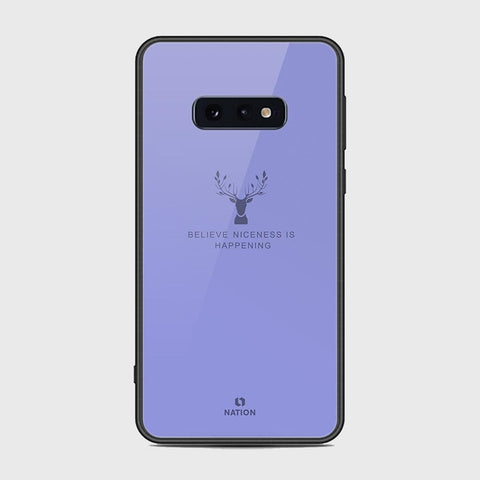 Samsung Galaxy S10e Cover - Nice Series - HQ Ultra Shine Premium Infinity Glass Soft Silicon Borders Case