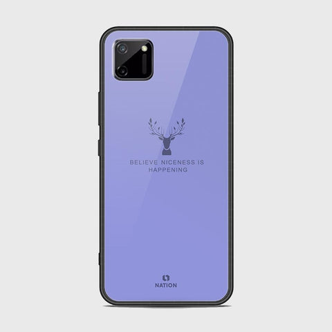 Realme C11 Cover - Nice Series - HQ Ultra Shine Premium Infinity Glass Soft Silicon Borders Case