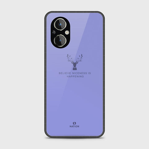 Oppo Reno 7 Lite Cover- Nice Series - HQ Ultra Shine Premium Infinity Glass Soft Silicon Borders Case