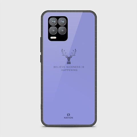 Realme 8 Cover - Nice Series - HQ Ultra Shine Premium Infinity Glass Soft Silicon Borders Case