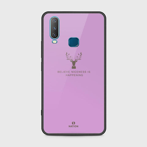 Vivo Y15 Cover - Nice Series - HQ Ultra Shine Premium Infinity Glass Soft Silicon Borders Case