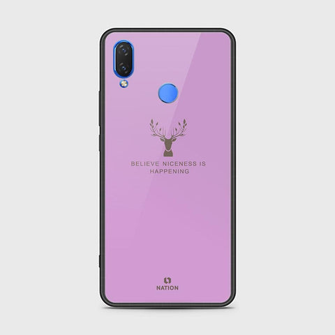 Huawei Nova 3i  Cover - Nice Series - HQ Ultra Shine Premium Infinity Glass Soft Silicon Borders Case