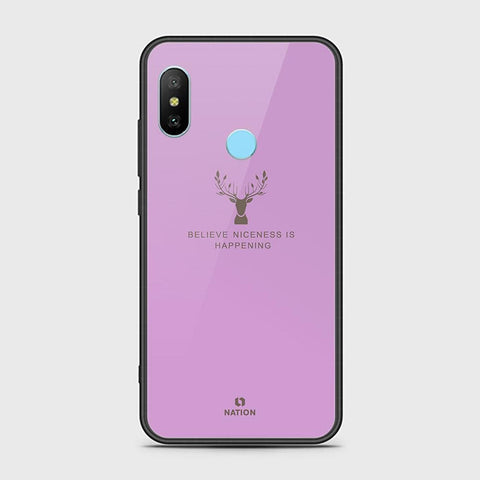 Xiaomi Mi A2 Lite Cover - Nice Series - HQ Ultra Shine Premium Infinity Glass Soft Silicon Borders Case