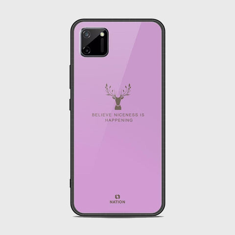 Realme C11 Cover - Nice Series - HQ Ultra Shine Premium Infinity Glass Soft Silicon Borders Case