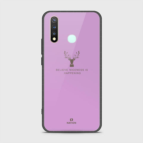 Vivo Y19 Cover - Nice Series - HQ Ultra Shine Premium Infinity Glass Soft Silicon Borders Case