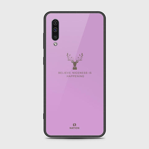 Samsung Galaxy A30s Cover - Nice Series - HQ Ultra Shine Premium Infinity Glass Soft Silicon Borders Case