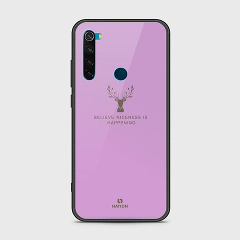 Xiaomi Redmi Note 8 Cover - Nice Series - HQ Ultra Shine Premium Infinity Glass Soft Silicon Borders Case