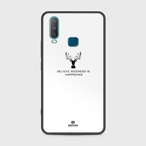 Vivo Y15 Cover - Nice Series - HQ Ultra Shine Premium Infinity Glass Soft Silicon Borders Case