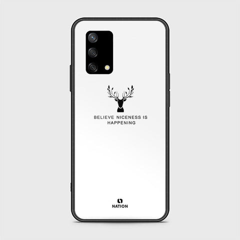 Oppo A95 4G Cover - Nice Series - HQ Ultra Shine Premium Infinity Glass Soft Silicon Borders Case