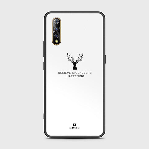 Vivo S1 Cover - Nice Series - HQ Ultra Shine Premium Infinity Glass Soft Silicon Borders Case