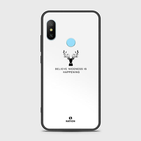 Xiaomi Mi A2 Lite Cover - Nice Series - HQ Ultra Shine Premium Infinity Glass Soft Silicon Borders Case