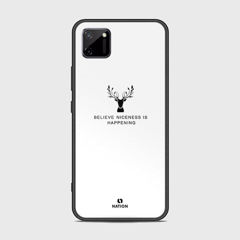 Realme C11 Cover - Nice Series - HQ Ultra Shine Premium Infinity Glass Soft Silicon Borders Case