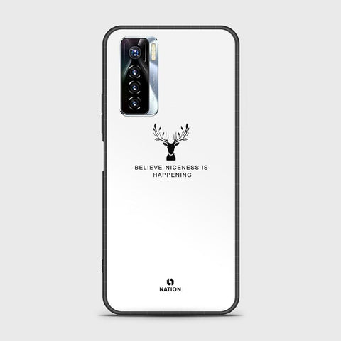 Tecno Camon 17 Pro Cover - Nice Series - HQ Ultra Shine Premium Infinity Glass Soft Silicon Borders Case