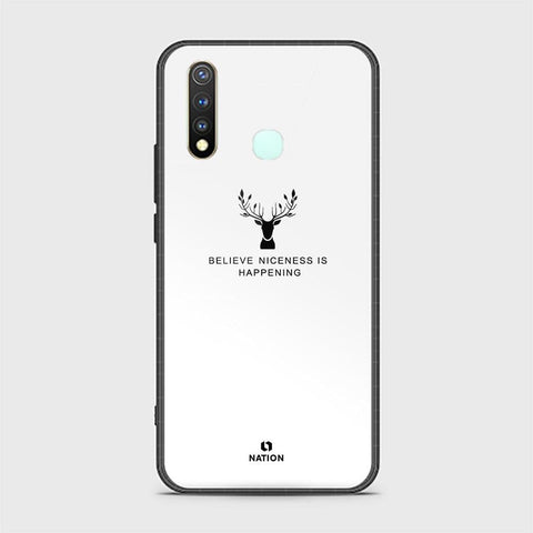 Vivo Y19 Cover - Nice Series - HQ Ultra Shine Premium Infinity Glass Soft Silicon Borders Case