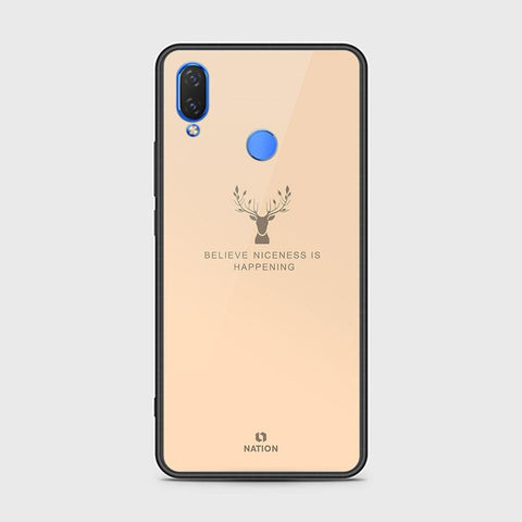 Huawei Y7 Prime 2019 Cover - Nice Series - HQ Ultra Shine Premium Infinity Glass Soft Silicon Borders Case