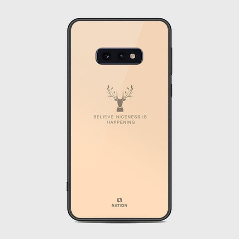 Samsung Galaxy S10e Cover - Nice Series - HQ Ultra Shine Premium Infinity Glass Soft Silicon Borders Case