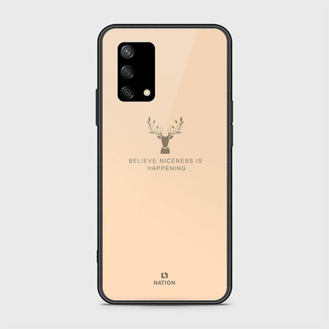 Oppo A95 4G Cover - Nice Series - HQ Ultra Shine Premium Infinity Glass Soft Silicon Borders Case