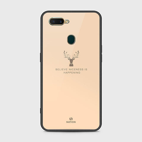 Oppo A11k Cover - Nice Series - HQ Ultra Shine Premium Infinity Glass Soft Silicon Borders Case