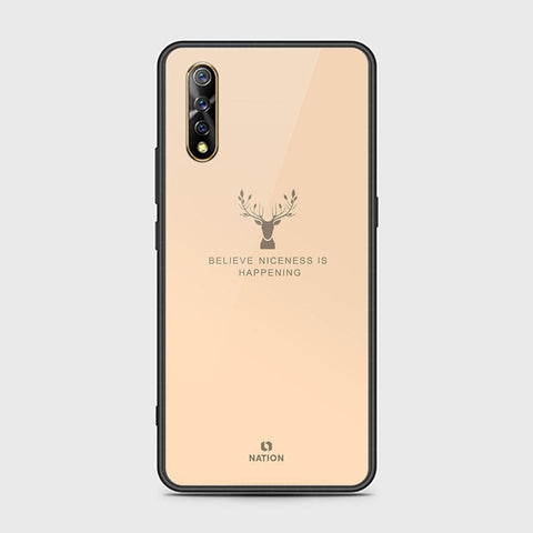 Vivo S1 Cover - Nice Series - HQ Ultra Shine Premium Infinity Glass Soft Silicon Borders Case