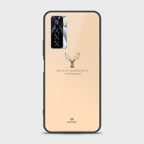 Tecno Camon 17 Pro Cover - Nice Series - HQ Ultra Shine Premium Infinity Glass Soft Silicon Borders Case