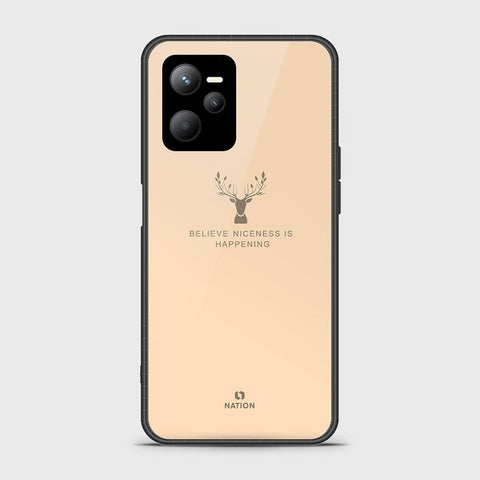 Realme V25 Cover- Nice Series - HQ Ultra Shine Premium Infinity Glass Soft Silicon Borders Case