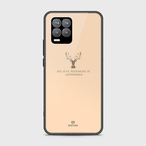 Realme 8 Cover - Nice Series - HQ Ultra Shine Premium Infinity Glass Soft Silicon Borders Case