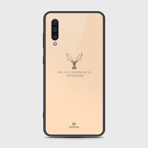 Samsung Galaxy A30s Cover - Nice Series - HQ Ultra Shine Premium Infinity Glass Soft Silicon Borders Case