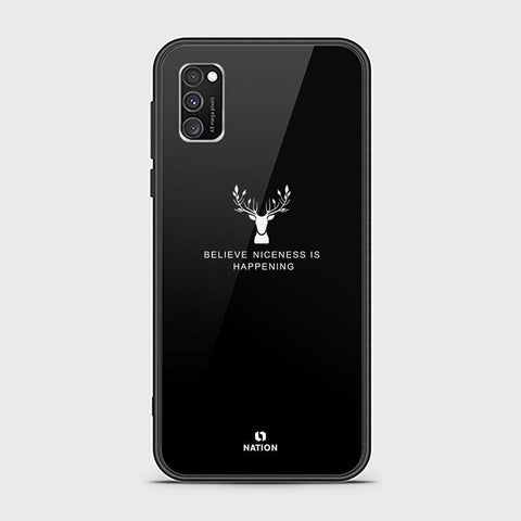 Samsung Galaxy A03s Cover - Nice Series - HQ Ultra Shine Premium Infinity Glass Soft Silicon Borders Case