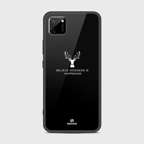 Realme C11 Cover - Nice Series - HQ Ultra Shine Premium Infinity Glass Soft Silicon Borders Case