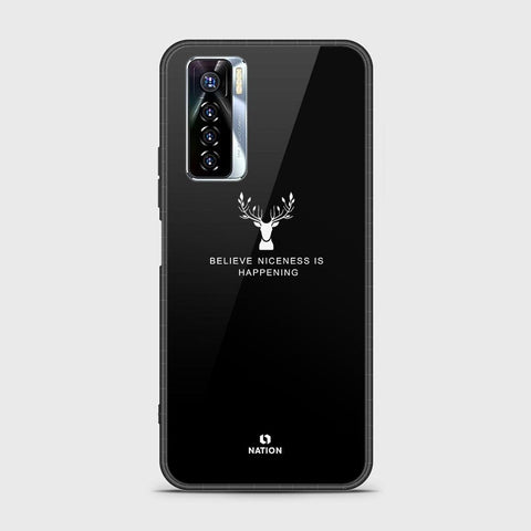 Tecno Camon 17 Pro Cover - Nice Series - HQ Ultra Shine Premium Infinity Glass Soft Silicon Borders Case