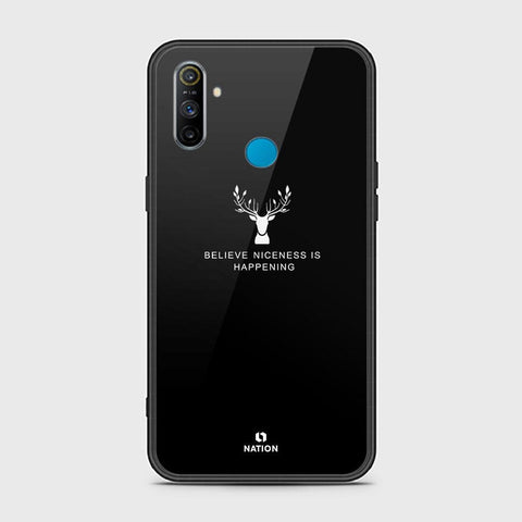 Realme C3 Cover - Nice Series - HQ Ultra Shine Premium Infinity Glass Soft Silicon Borders Case