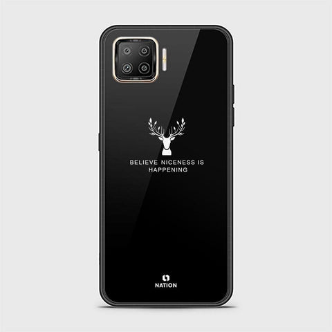 Oppo A73 Cover - Nice Series - HQ Ultra Shine Premium Infinity Glass Soft Silicon Borders Case