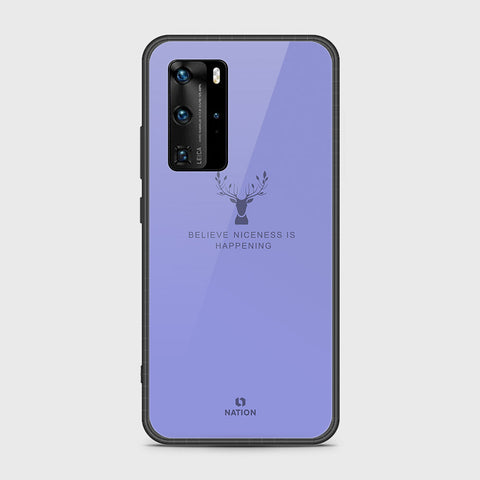 Huawei P40 Pro Cover- Nice Series - HQ Ultra Shine Premium Infinity Glass Soft Silicon Borders Case