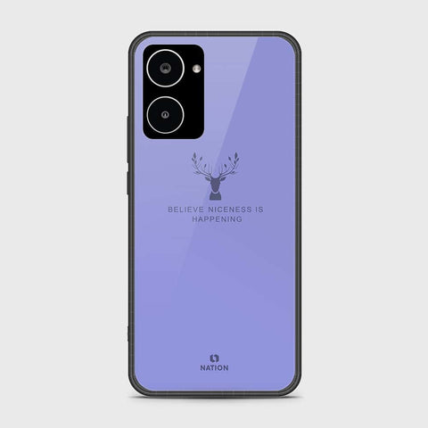 Realme 10 4G Cover- Nice Series - HQ Ultra Shine Premium Infinity Glass Soft Silicon Borders Case