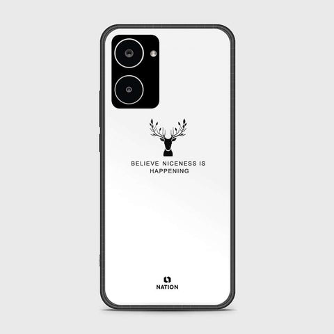 Realme 10 4G Cover- Nice Series - HQ Ultra Shine Premium Infinity Glass Soft Silicon Borders Case